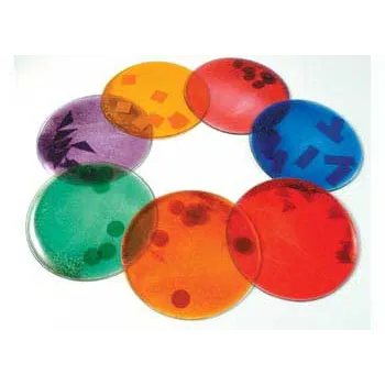 Giant Squidgy Sparkle Circles Set of 7 19cm Light Box Shapes Ages 3 Plus-1