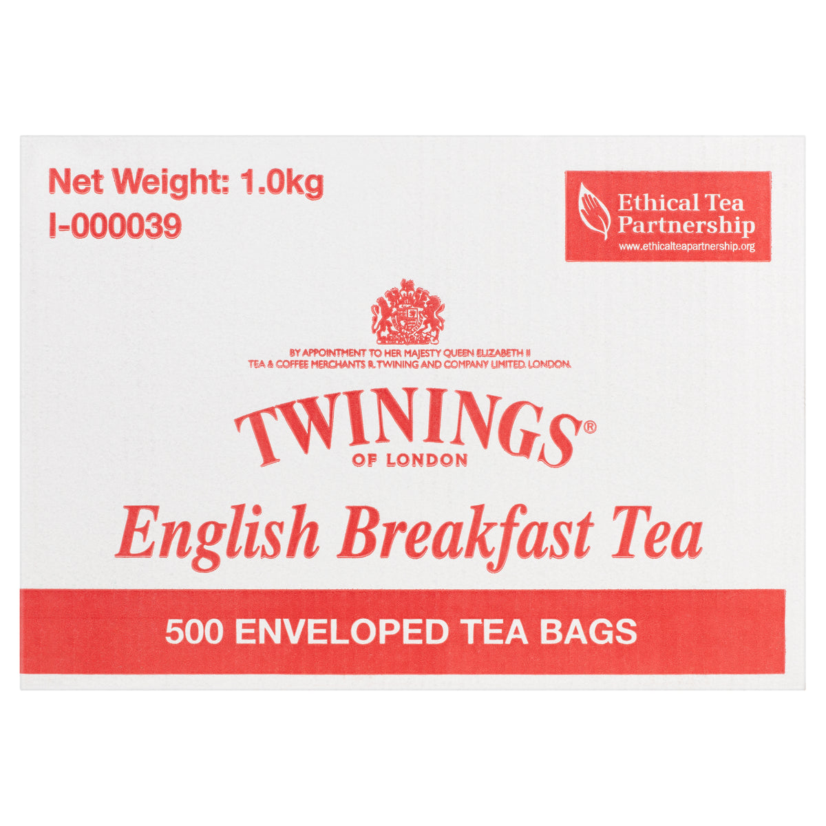 Twinings English Breakfast Tea 500 Pack