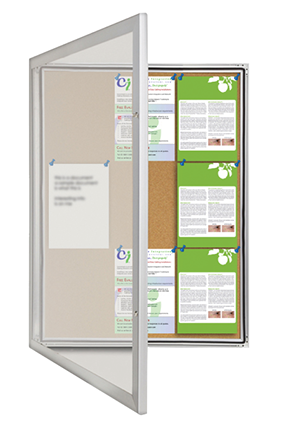Visionchart TX6001 TX Notice Case Weather Resistant Cork Background (9-A4's) 820 x 1080mm