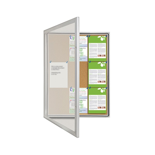 Visionchart TX6001 TX Notice Case Weather Resistant Cork Background (9-A4's) 820 x 1080mm