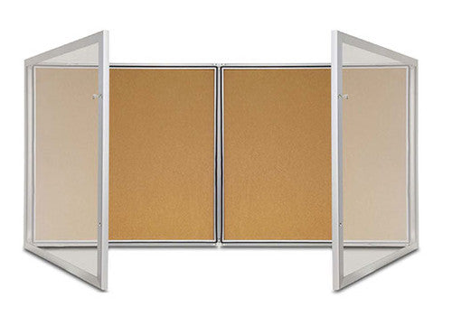 Visionchart TX6001 TX Notice Case Weather Resistant Cork Background (9-A4's) 820 x 1080mm