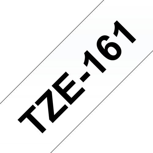 Brother TZe Tape 36mm Black on Clear TZE161
