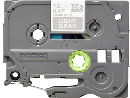 Brother TZEMQL35 Label Tape Cassette 12mm White on Grey