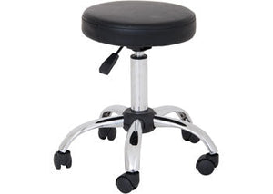 Ergerite Height Adjustable Stool with Castors and Padded Seat