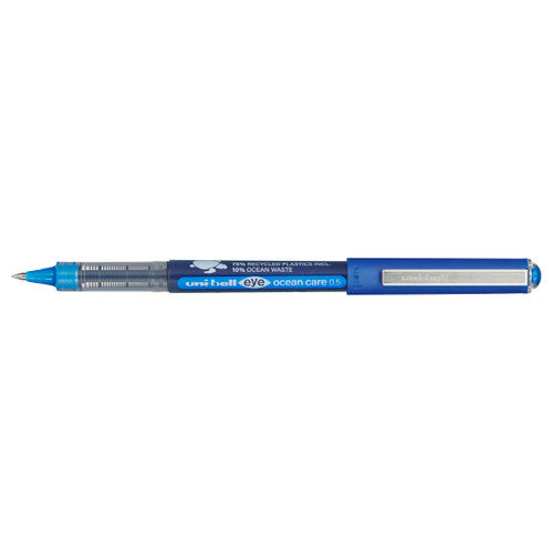 Uni-Ball UB-150ROP Eye Ocean Care Micro Liquid Ink Rollerball Pen 0.5mm Blue