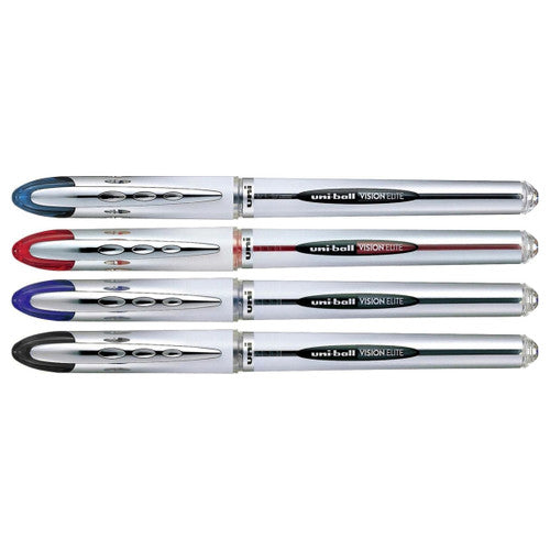 Uni-Ball UB-200 Vision Elite Liquid Ink Rollerball Pen 0.8mm Assorted Box of 12