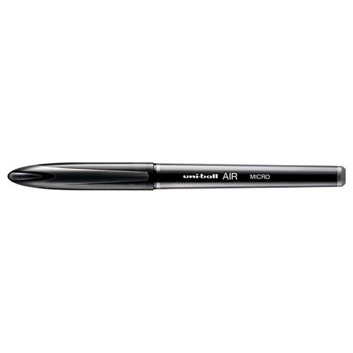 Uni-Ball UBA-188M Air Micro Liquid Ink Rollerball Pen 0.5mm Black Box Of 12