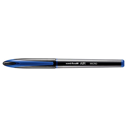 Uni-Ball UBA-188M Air Micro Liquid Ink Rollerball Pen 0.5mm Blue Box Of 12