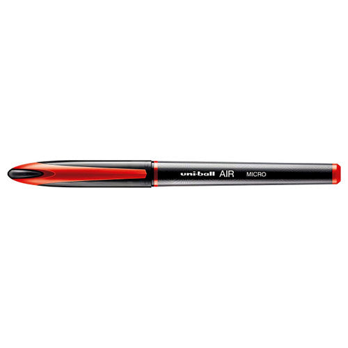 Uni-Ball UBA-188M Air Micro Liquid Ink Rollerball Pen 0.5mm Red Box Of 12