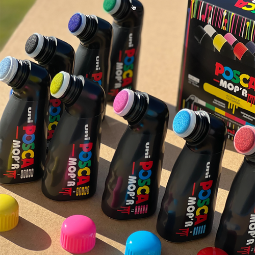 Posca PCM-22 MopR Marker Pen Round Tip Assorted Pack of 8