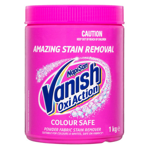Vanish Napisan Oxi Action Stain Remover Powder 1kg Pack of 6