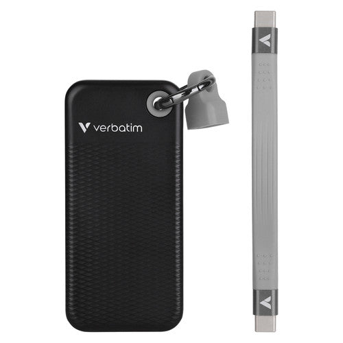 Verbatim Pocket SSD USB 3.2 Gen 2 1TB Black/Grey