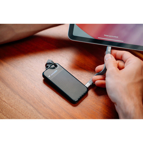 Verbatim Pocket SSD USB 3.2 Gen 2 1TB Black/Grey