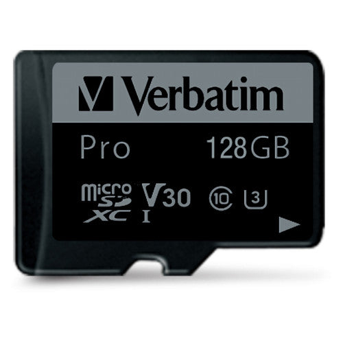 Verbatim Pro Micro SDXC Card Class 10 UHS-3 AD 128GB