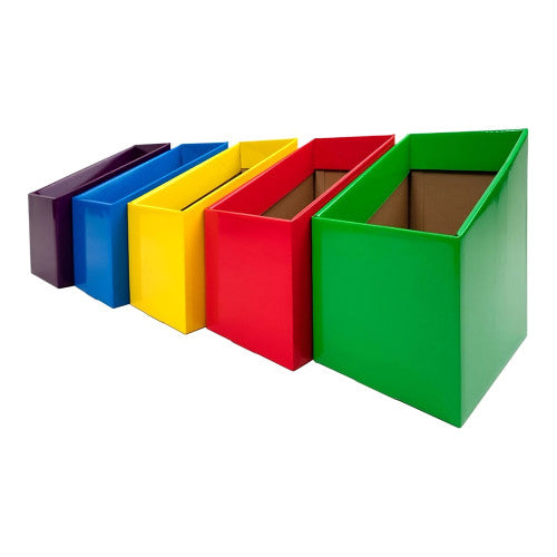Visionchart Book Box Assorted Bright Pack of 5