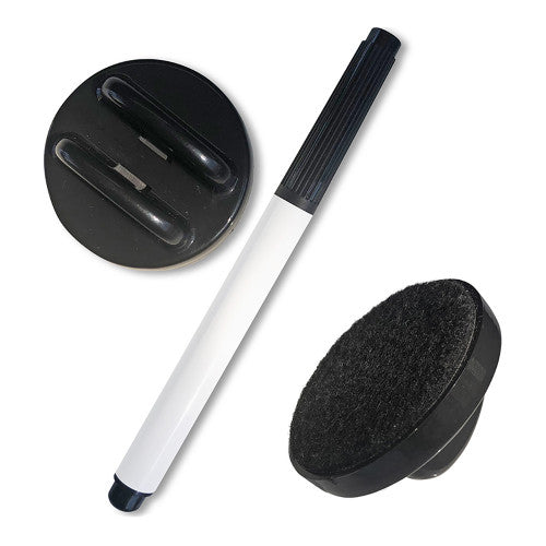 Visionchart Magnetic Eraser Holder with Marker Pen