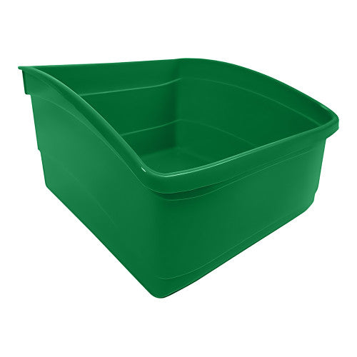 Visionchart Plastic Book Tub Large Green