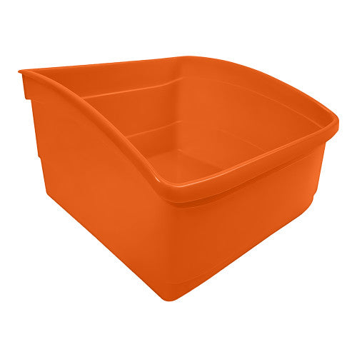 Visionchart Plastic Book Tub Large Orange