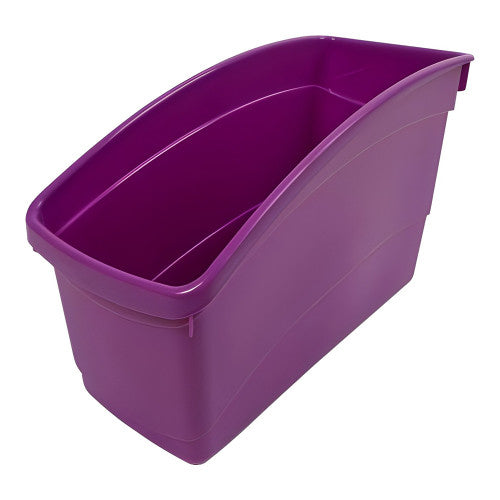 Visionchart Plastic Book Tub Purple