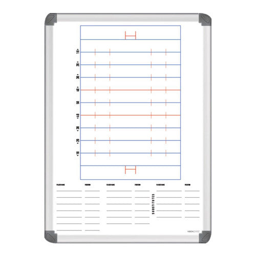 Visionchart Sports Team Logo Coaches Tactical Whiteboard 600 x 400mm NRL