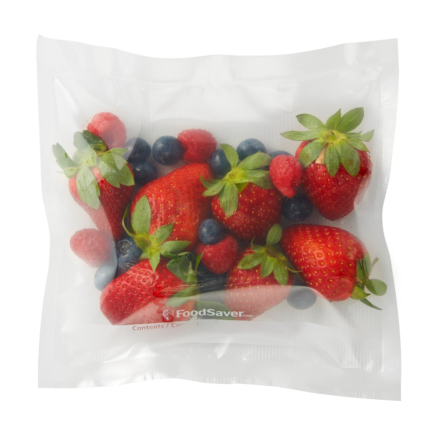 FoodSaver pre-cut bags with berries
