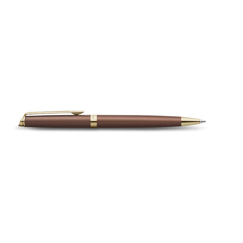Waterman Hemisphere Metallic Copper Gold Trim Ballpoint Pen Medium Tip
