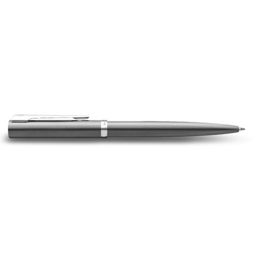 Waterman Impression Ballpoint Pen Stainless Steel with Chrome Trim Medium Tip Blue Ink Gift Box