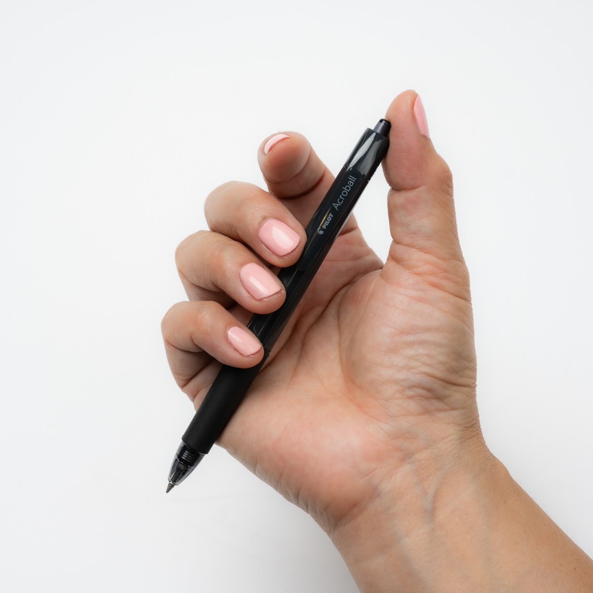 PILOT Acroball 150 Hybrid Retractable Ballpoint Fine Black Barrel Blue Ink Box of 10-3