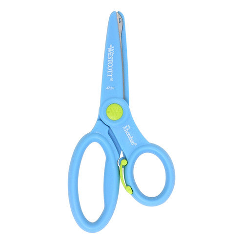 Westcott Pre-School Anti-Microbial Spring Scissors 137mm Assorted Colours Box of 6