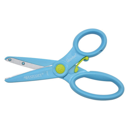 Westcott Pre-School Anti-Microbial Spring Scissors 137mm Assorted Colours Box of 6 – view 2