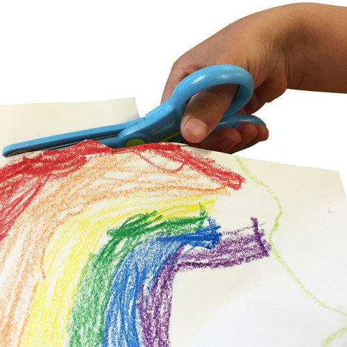 Westcott Pre-School Anti-Microbial Spring Scissors 137mm Assorted Colours Box of 6 – view 5