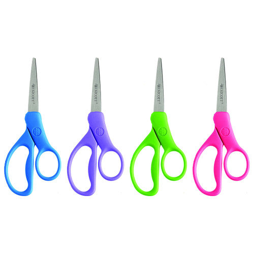 Westcott Student Anti-Microbial Scissors 152mm Assorted Colours Box of 12