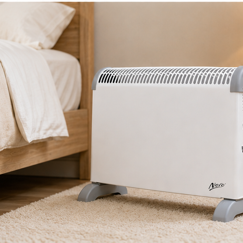 Nero 2000W Convector Heater White With Adjustable Thermostat-3
