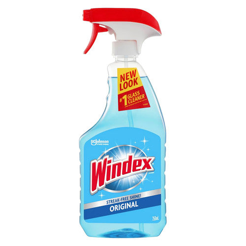 WINDEX GLASS CLEANER LIQUID 750ML X 6