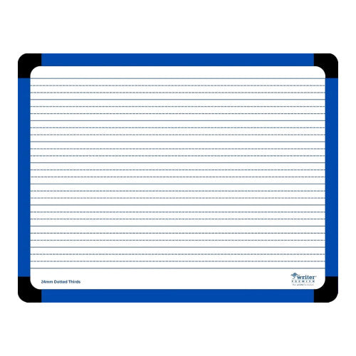 Writer Premium Student Whiteboard 360 x 280mm 24mm Dotted Thirds Ruled