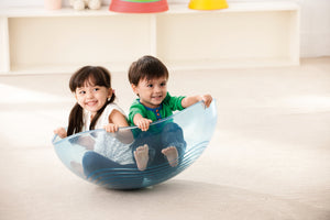 WePlay Rocking Bowl 72cm Diameter Clear or Green Ages 2 Plus