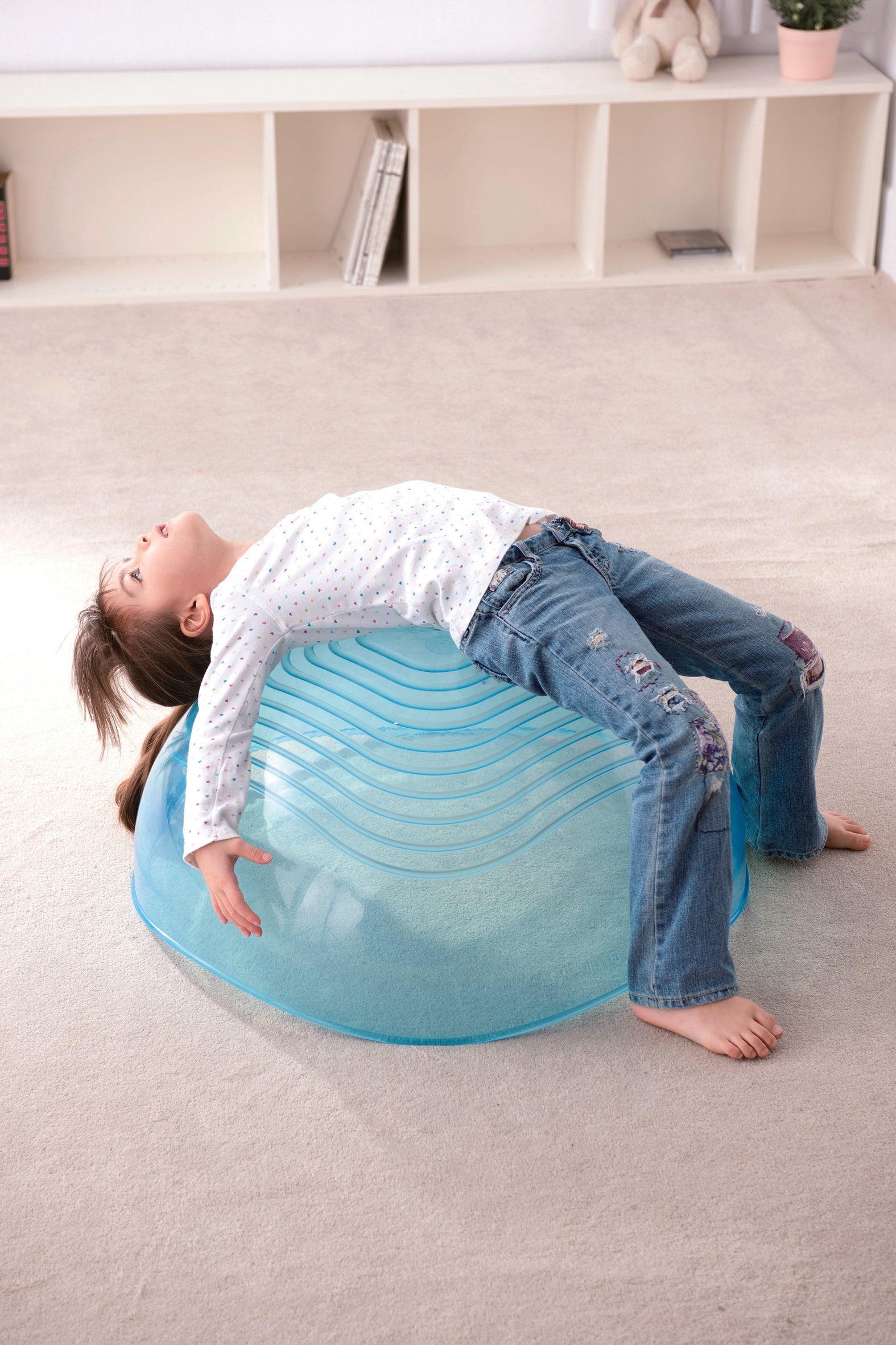 WePlay Rocking Bowl 72cm Diameter Clear or Green Ages 2 Plus-3