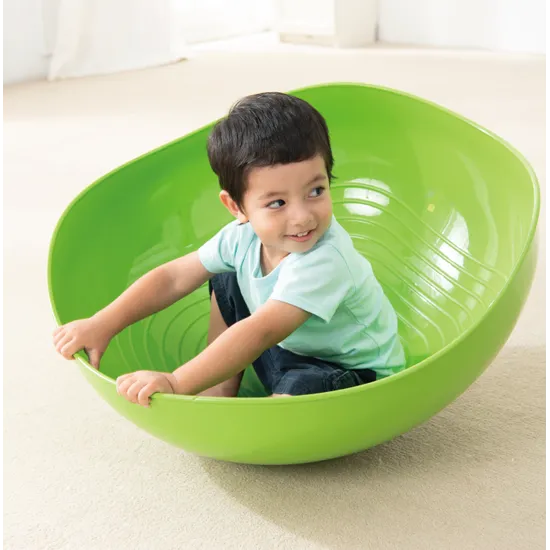 WePlay Rocking Bowl 72cm Diameter Clear or Green Ages 2 Plus-4