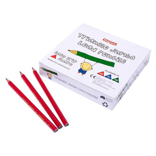 BELGRAVE 100851960 JUMBO TRIANGULAR LEAD PENCIL HB WOOD - PACK 72