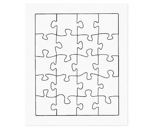 Zart Cardboard Jigsaws Pack of 20