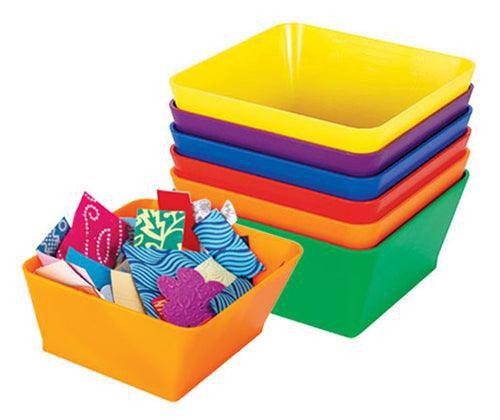 Zart Coloursorts Square Organiser Bowls Pack of 6