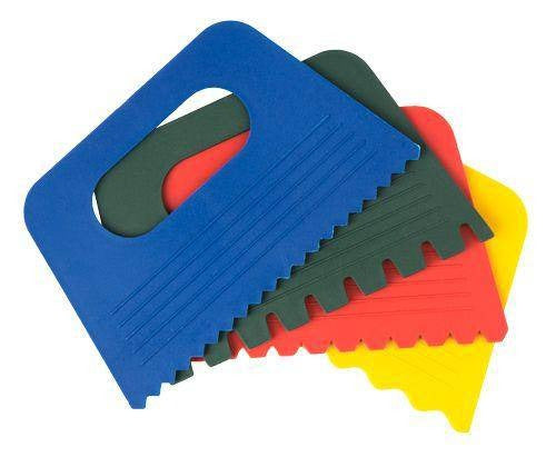 Zart Paint Pattern Scrapers Set of 4