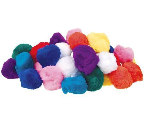 Zart Pom Poms 50mm Assorted Pack of 50
