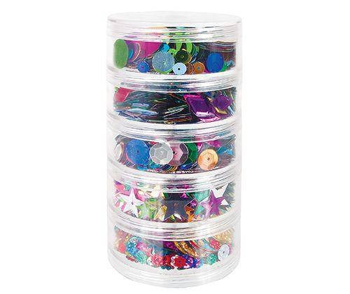 Zart Stackable Sequins Assorted Pack of 100