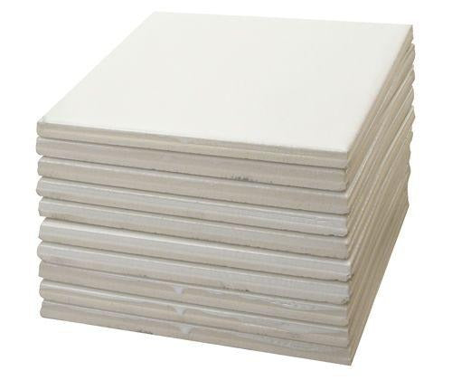 Zart White Glazed Tiles Pack of 10