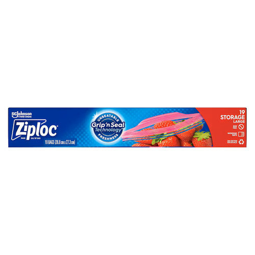 Ziploc Large Storage Bags Pack of 19 x 6