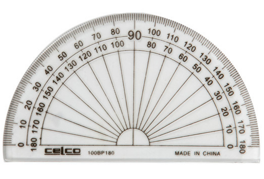 CELCO 0344540 PROTRACTOR 10CM 180DEG BULK PACK OF 50