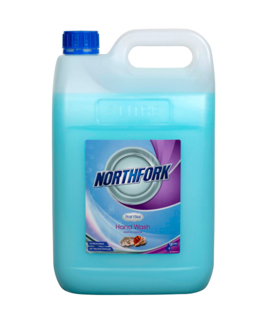 NORTHFORK #635060722 LIQUID HAND WASH PEARL BLUE 5L (CARTON OF 3 BOTTLES)