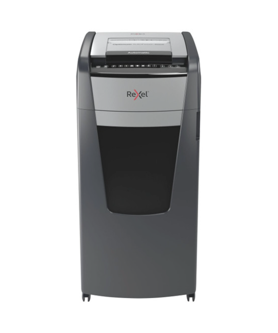 REXEL 2020600XAU OPTIMUM AUTOFEED+ 600X AUTOMATIC CROSS CUT PAPER SHREDDER BLACK