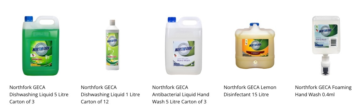 Northfork GECA Environmental Cleaning products